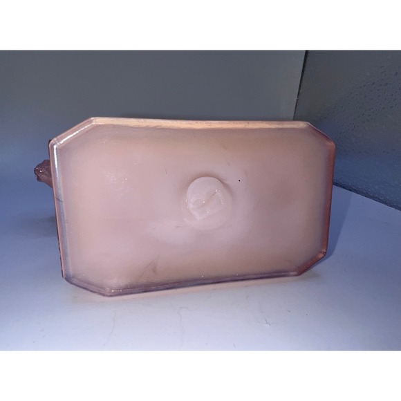 Vintage Boyd Glass Zack The Elephant Pink Slag Glass Figurine Tusk Up Animals - Picture 7 of 10